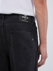 Replay Black Sandot Regular Tapered Jeans - Image 5 of 5