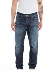 Replay Dark Blue Sandot Regular Tapered Jeans - Image 1 of 3