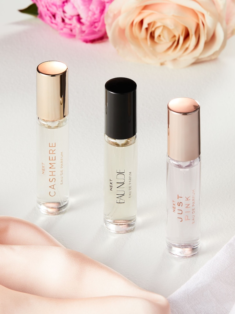 Set of 3 Cashmere, Eau Nude and Just Pink 10ml Perfume Gift Set - Image 1 of 3