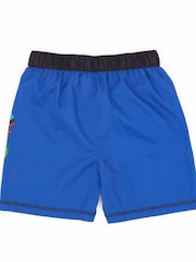 Vanilla Underground Blue Marvel Licencing Boys Swim Shorts - Image 2 of 8