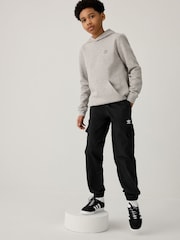 adidas Originals Black Kids Cargo Tracksuit Bottoms - Image 3 of 6