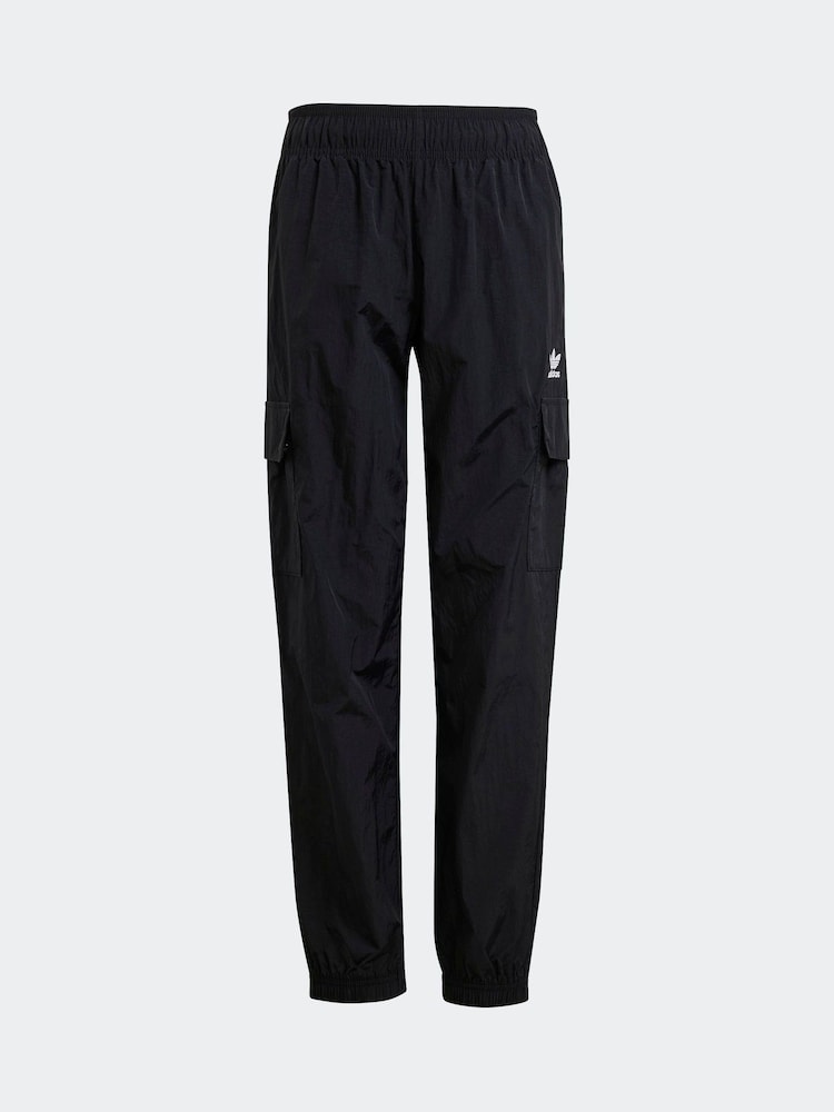 adidas Originals Black Kids Cargo Tracksuit Bottoms - Image 6 of 6
