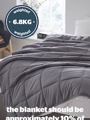 Silentnight Grey Adults 6.8kg Weighted Blanket - Image 7 of 8