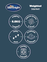 Silentnight Grey Adults 6.8kg Weighted Blanket - Image 8 of 8