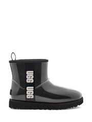 UGG Black Clear Logo Mini Boots - Image 1 of 6
