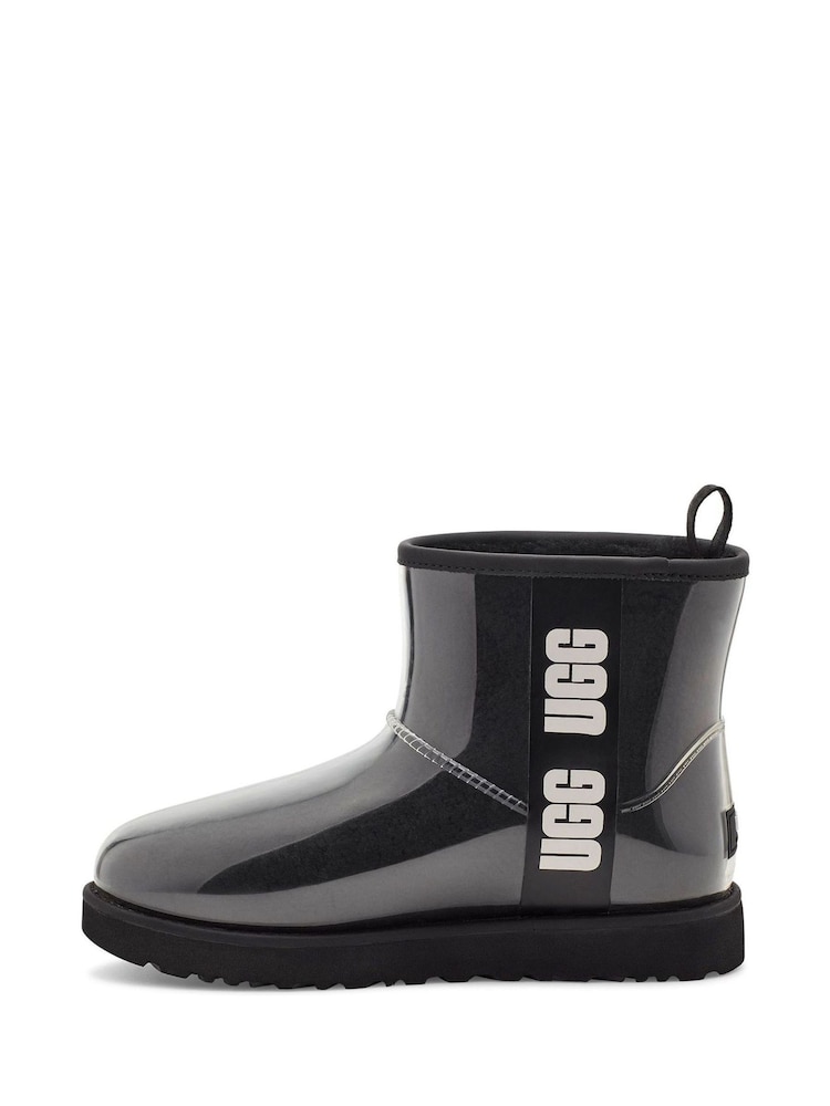 UGG Black Clear Logo Mini Boots - Image 2 of 6