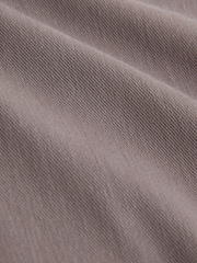 Brown Jersey Denim Wide Leg Trousers - Image 7 of 8