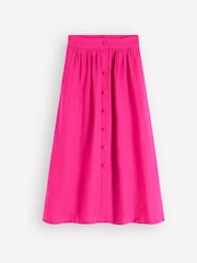Boden Pink Emma Linen Maxi Skirt - Image 6 of 6