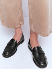 Boden Black Nya Penny Loafers - Image 3 of 7