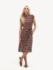 Hobbs Brown Petite Kalinda Dress - Image 1 of 5