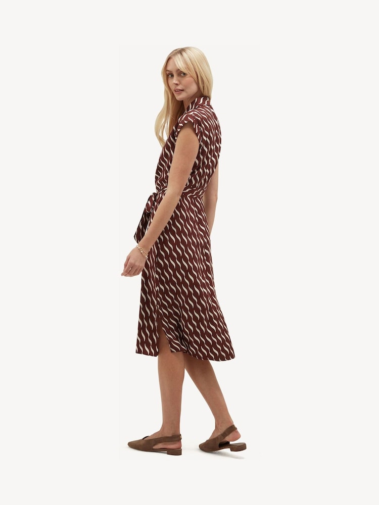 Hobbs Brown Petite Kalinda Dress - Image 2 of 5