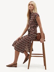 Hobbs Brown Petite Kalinda Dress - Image 4 of 5