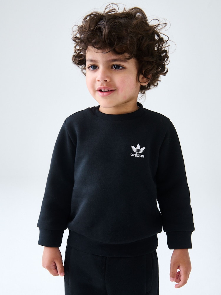 Acheter Noir Ensemble Adidas Original Sweat-shirt et Survêtement