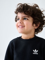 adidas originals Black Crew Tracksuit Set - Image 4 of 6