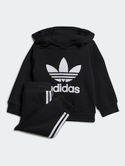 adidas Originals Black Infants Adicolor Hoodie and Joggers Set - Image 1 of 7