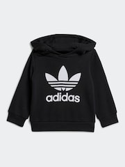 adidas Originals Black Infants Adicolor Hoodie and Joggers Set - Image 3 of 7