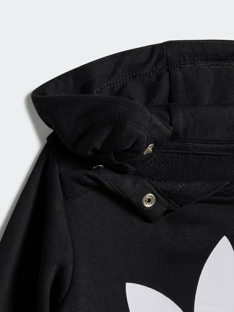 adidas Originals Black Infants Adicolor Hoodie and Joggers Set - Image 7 of 7