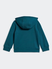 adidas Originals Green Kids Adicolor Hoodie Set - Image 4 of 8