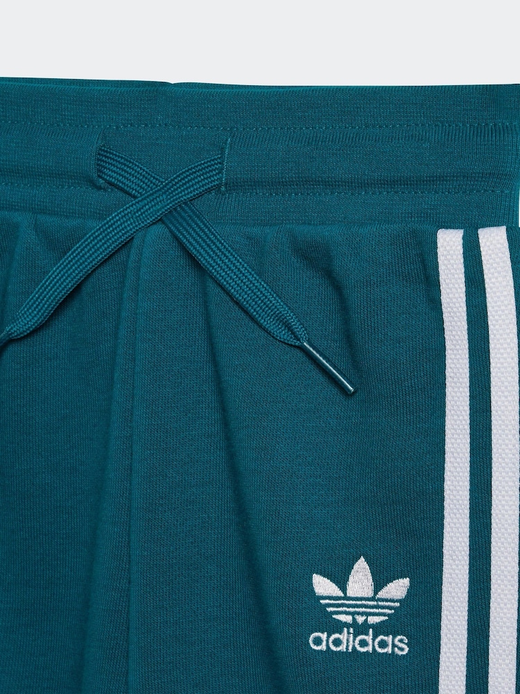 adidas Originals Green Kids Adicolor Hoodie Set - Image 8 of 8