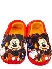 Character Red Mickey Mouse Fleece Printed Slippers - Image 3 of 5