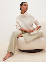 Natural Cashmere Mix Joggers - Image 1 of 8