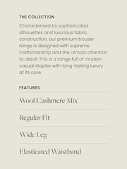 Natural Cashmere Mix Joggers - Image 4 of 8