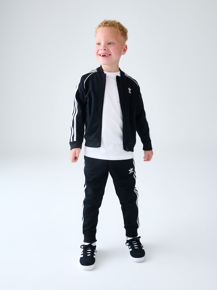 adidas Black Adicolor Kids SST Tracksuit - Image 1 of 5