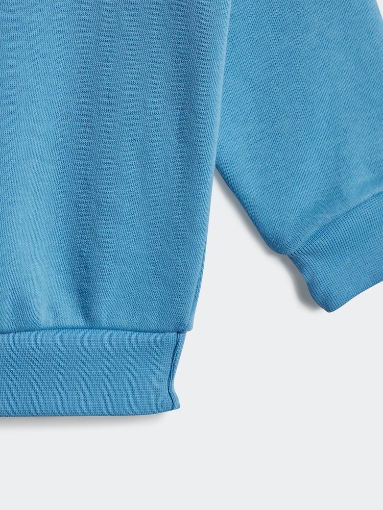 adidas Blue Kids Crew Set - Image 5 of 7