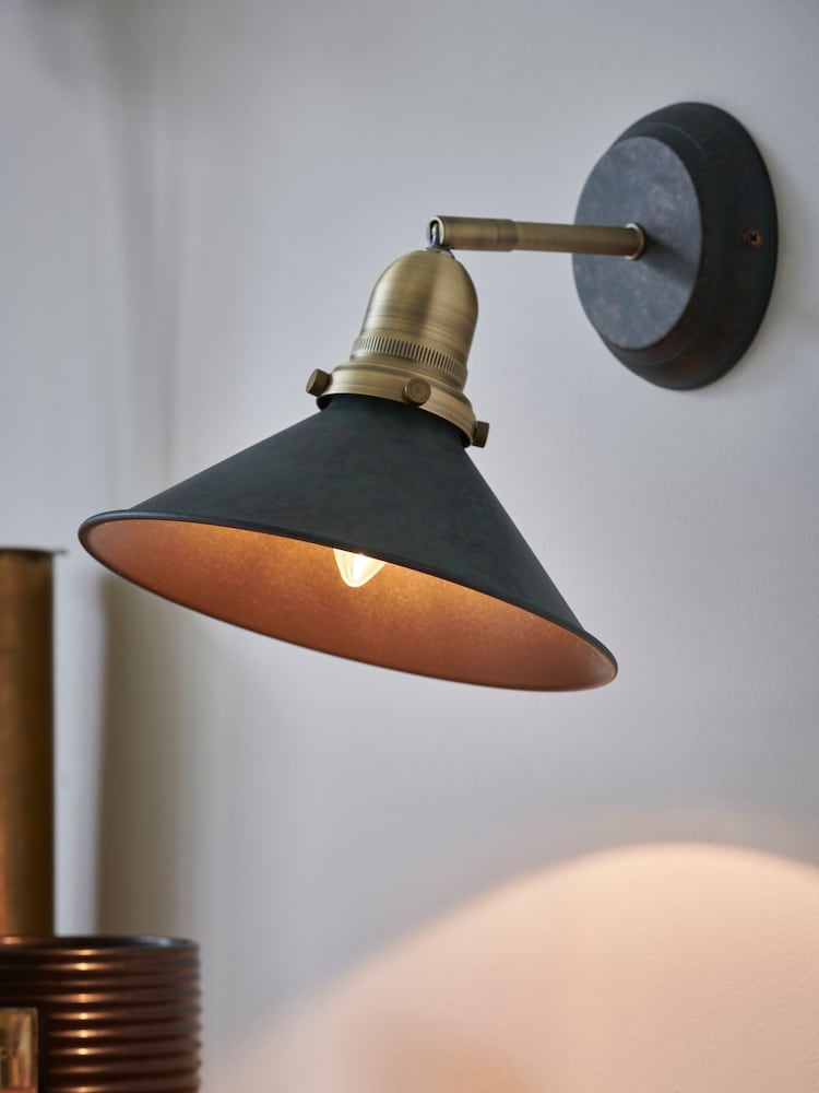 Brass Detroit Wall Light - Image 1 of 7