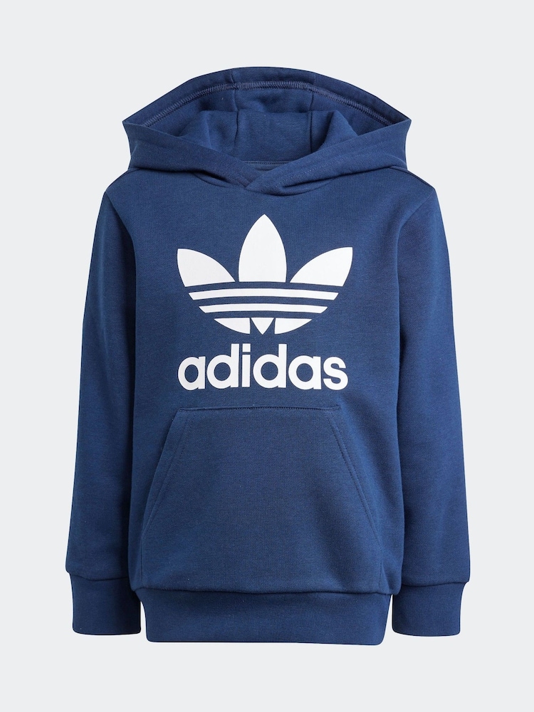 adidas Navy Kids Originals Adicolor Hoodie Set - Image 8 of 8