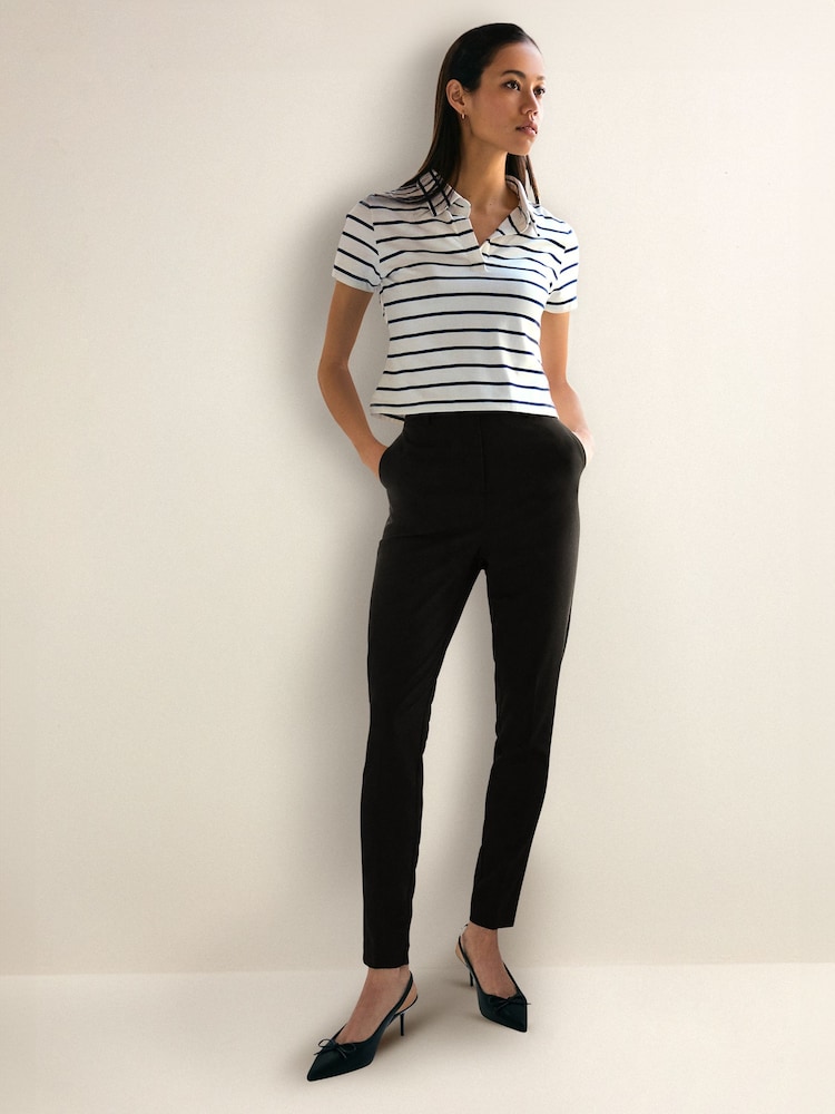 Black Tailored Stretch Skinny Trousers - Image 2 of 7