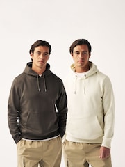 Ecru/Brown 2 Pack Hoodies - Image 4 of 10