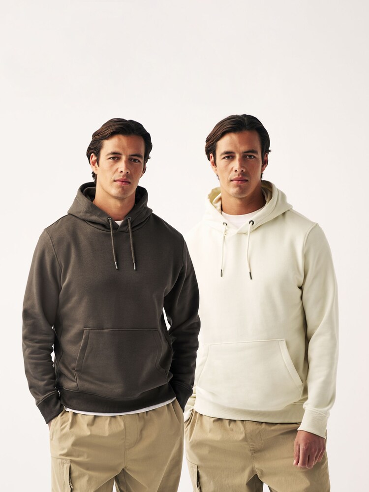 Ecru/Brown 2 Pack Hoodies - Image 4 of 10