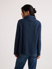 Seasalt Cornwall Blue Last Boat Sweatshirt - Image 3 of 5