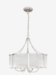 Chrome Ashdown 6 Light Chandelier Ceiling Light - Image 1 of 7