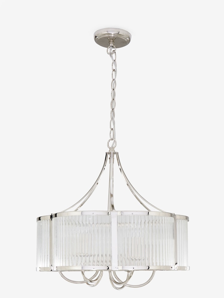 Chrome Ashdown 6 Light Chandelier Ceiling Light - Image 1 of 7