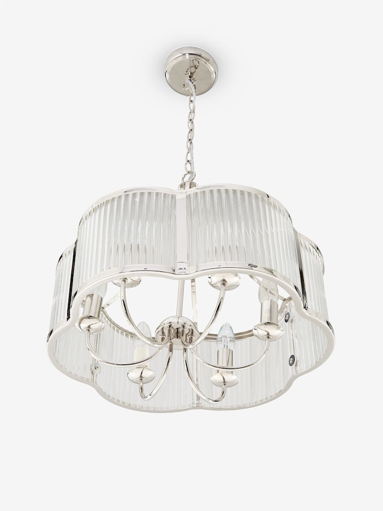Chrome Ashdown 6 Light Chandelier Ceiling Light - Image 7 of 7