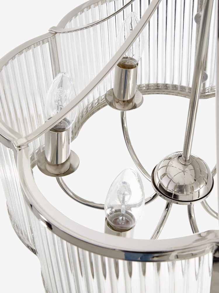 Chrome Ashdown 6 Light Chandelier Light - Image 7 of 7 Chrome Ashdown 6 Light Chandelier Light - Image 7 of 7