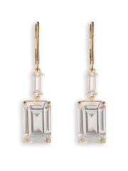 Lauren Ralph Lauren Crystal Double Drop Earrings - Image 1 of 3