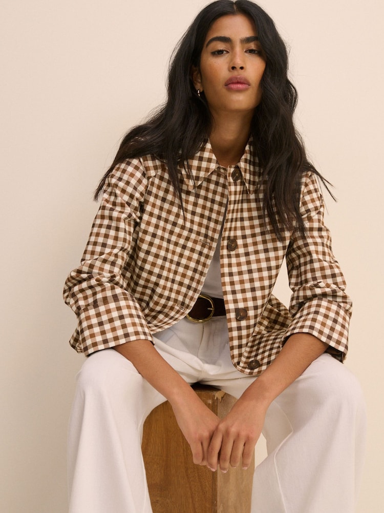 Nobodys Child Gingham Oyanti Swing Jacket - Obrázek 1 z 5