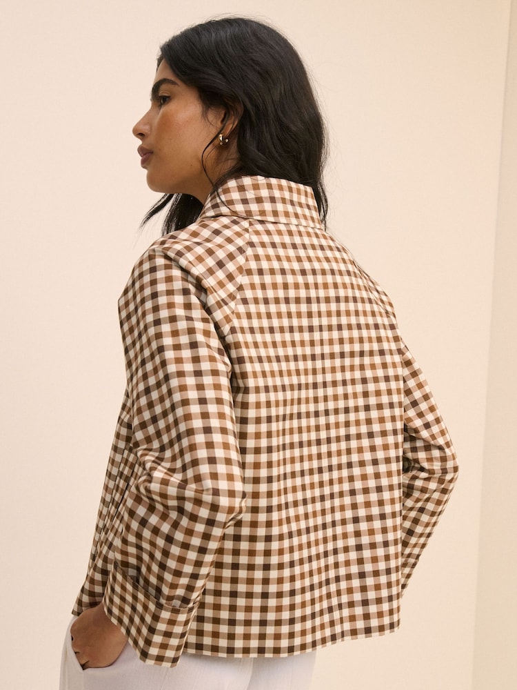 Nobodys Child Gingham Oyanti Swing Jacket - Obrázek 2 z 5