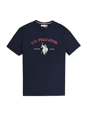 U.S. Polo Assn. Navy Blazer Graphic 100% Cotton T-Shirt - Image 5 of 7