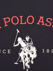 U.S. Polo Assn. Navy Blazer Graphic 100% Cotton T-Shirt - Image 7 of 7