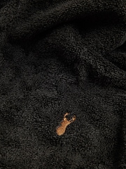 Slate Grey Supersoft Hooded Dressing Gown - Image 4 of 5