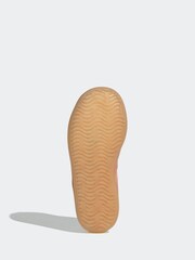 adidas White/Pink Junior Sportswear VL Court Trainers - Image 6 of 8