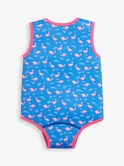 Flamenco en azul - JoJo Maman Bébé Estampado Traje de neopreno para bebés - Imagen 2 de 4