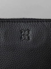 Lakeland Leather Black Alston Curved Cross-Body Bag - Image 3 of 6