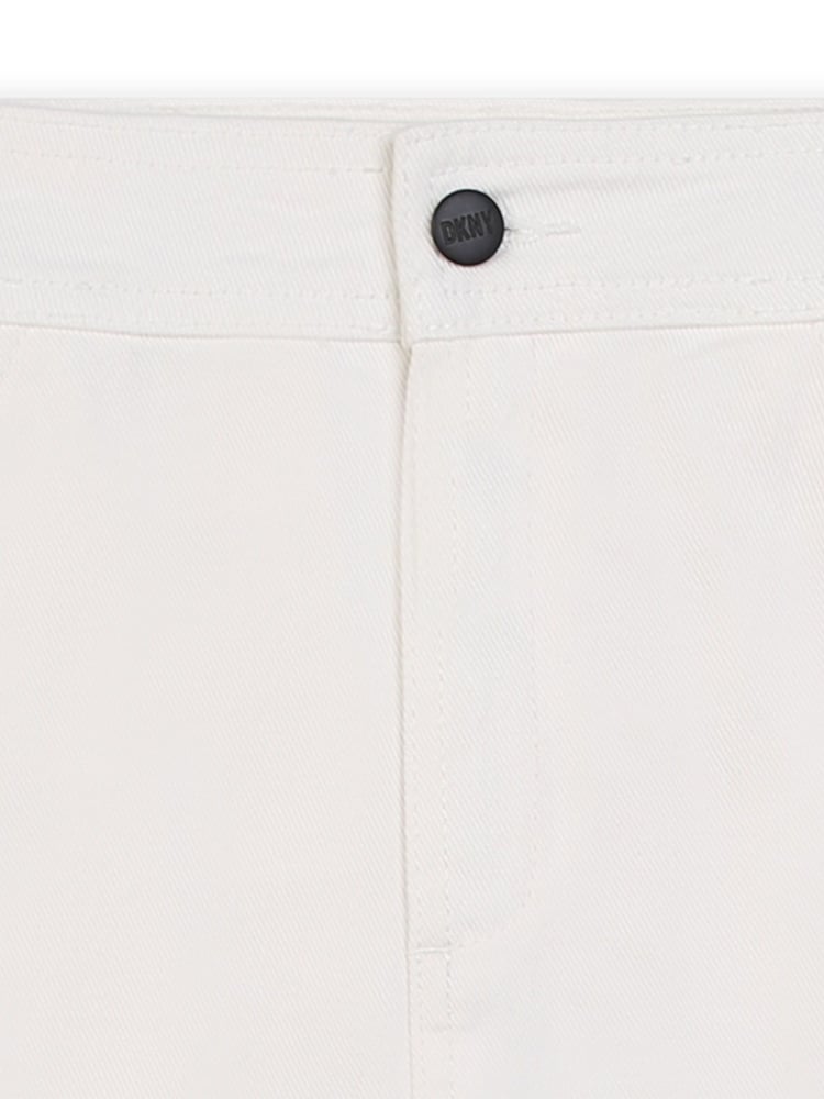 DKNY Denim Midi White Skirt - Image 2 of 2