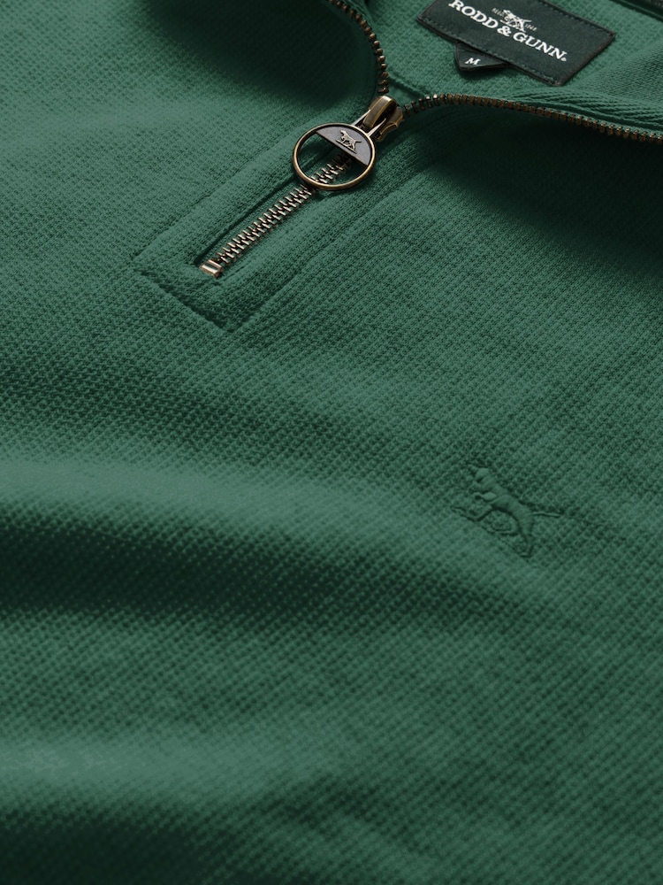 Rodd & Gunn Green Newfield Sweat Top - Image 6 of 6
