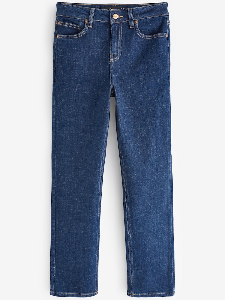 70s Blue Mid Rise Straight Jeans - Image 1 of 1 70s Blue Mid Rise Straight Jeans - Image 1 of 1